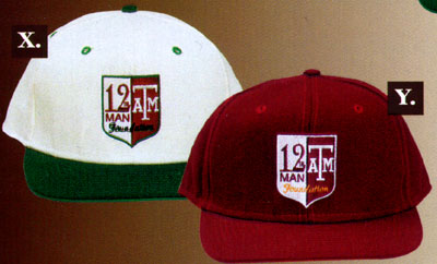 12th Man logo hats